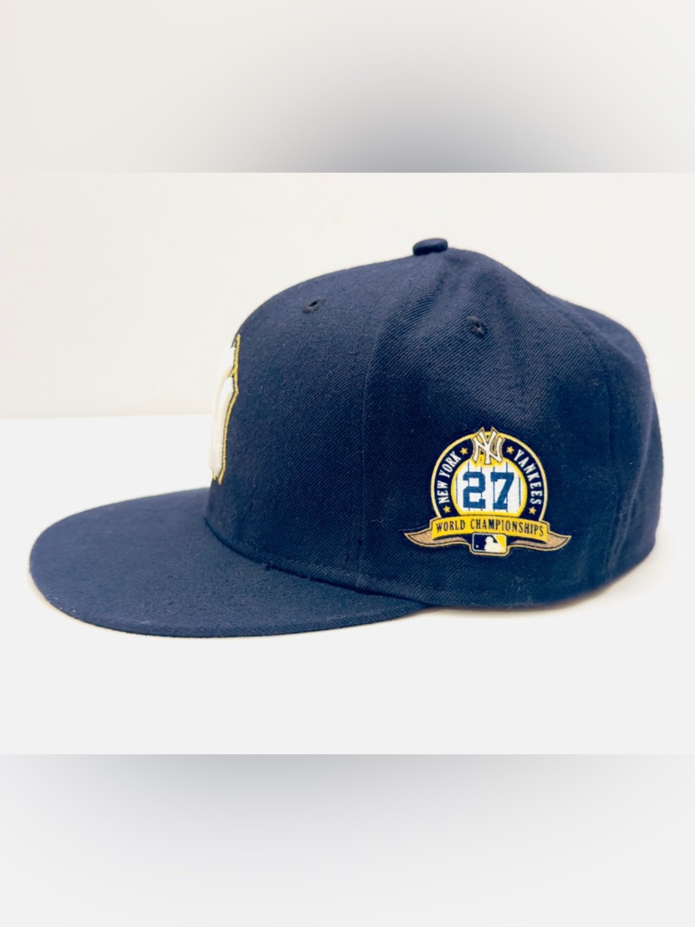 New Era 59Fifty New York Yankees Baseball Cap 27 World Championships Size 7-1/4 - Picture 11 of 16
